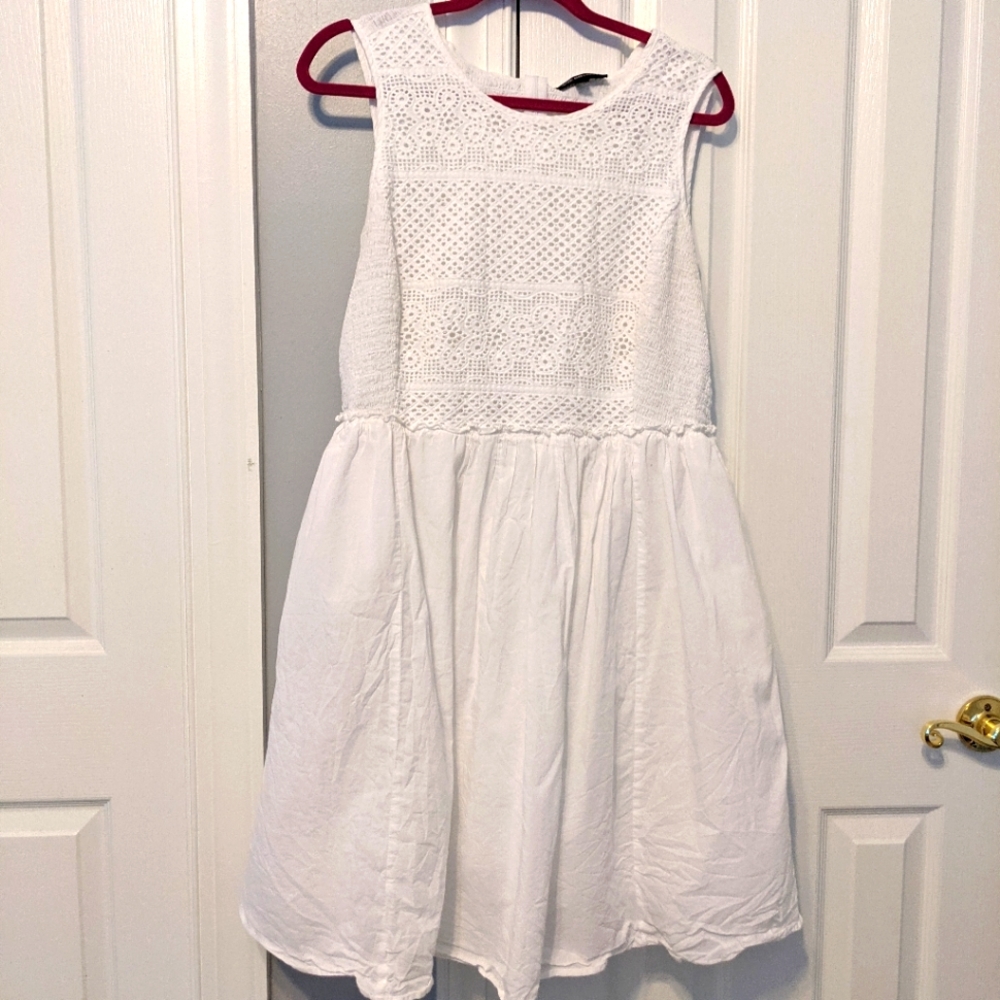 White Summer Dress from Lane Bryant